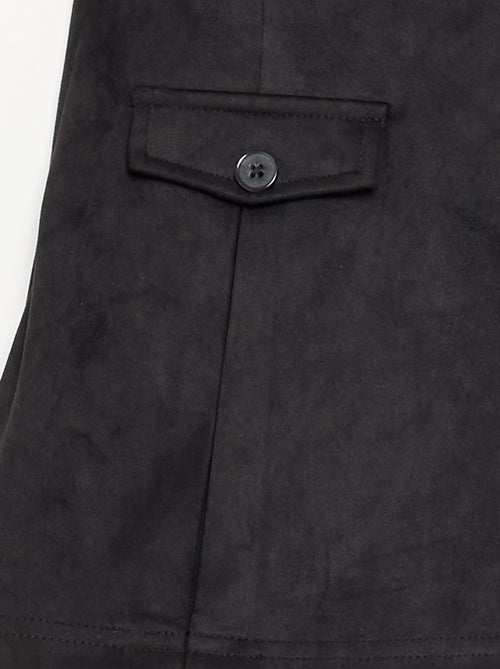 Gonna-pantaloncino in finta pelle scamosciata - Kiabi