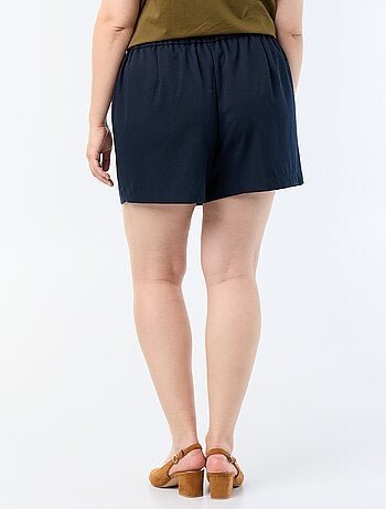Gonna pantaloncino in maglia spessa