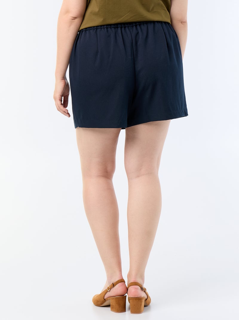 Gonna pantaloncino in maglia spessa Blu - Kiabi