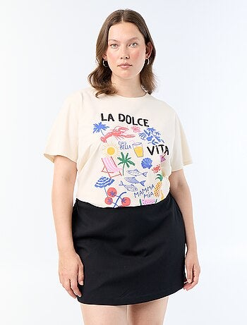 Gonna pantaloncino in maglia spessa