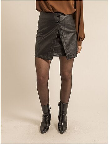 Gonna pantaloncino in similpelle XAVERY