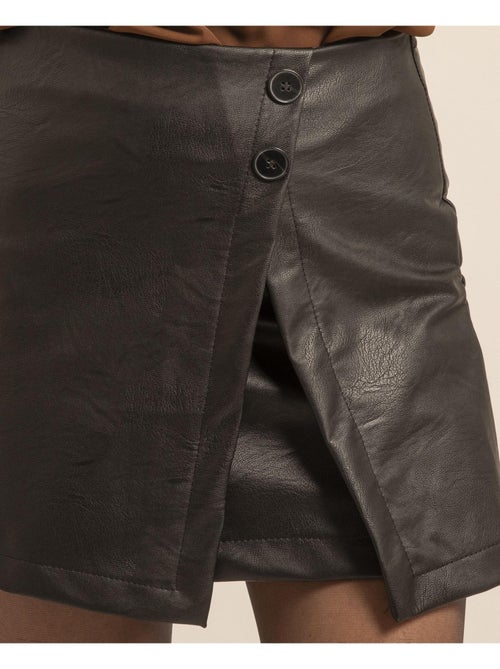 Gonna pantaloncino in similpelle XAVERY - Kiabi