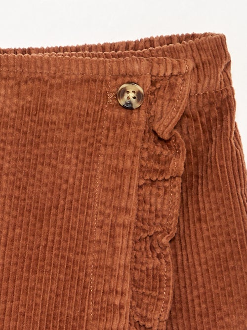 Gonna-pantaloncino in velluto a costine - Kiabi