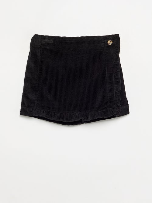 Gonna-pantaloncino in velluto a costine - Kiabi