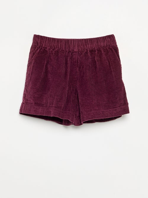 Gonna-pantaloncino in velluto a costine - Kiabi