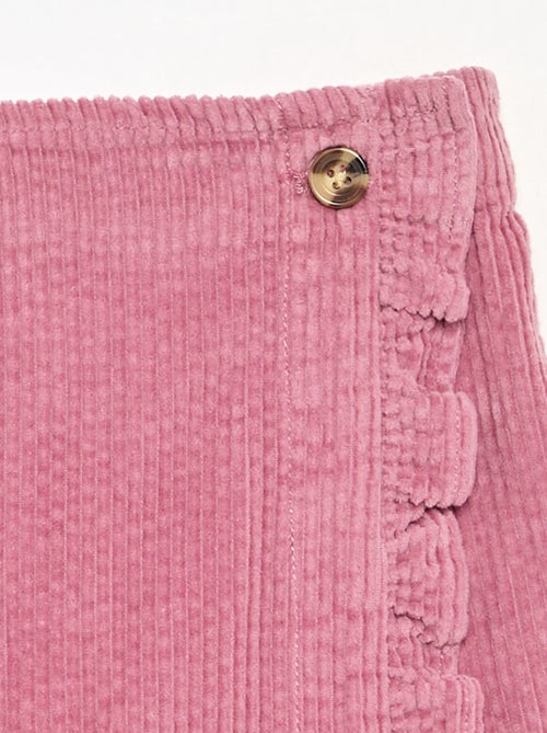 Gonna-pantaloncino in velluto a costine - Kiabi