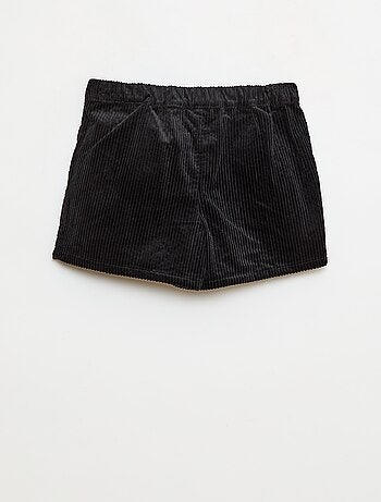 Gonna pantaloncino in velluto di cotone