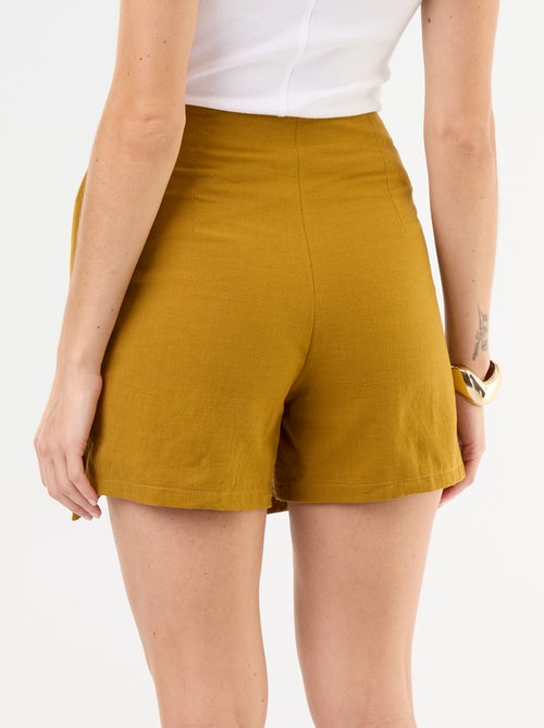 Gonna pantaloncino leggera con cintura da annodare - Kiabi Gonna pantaloncino leggera con cintura da annodare - Kiabi