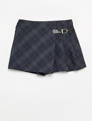 Gonna pantalone a quadri