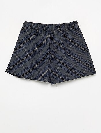Gonna pantalone a quadri