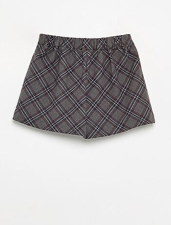 Gonna pantalone a quadri
