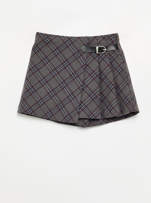 Gonna pantalone a quadri - Kiabi Gonna pantalone a quadri - Kiabi