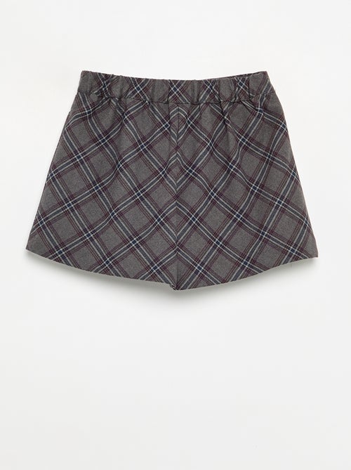 Gonna pantalone a quadri - Kiabi Gonna pantalone a quadri - Kiabi