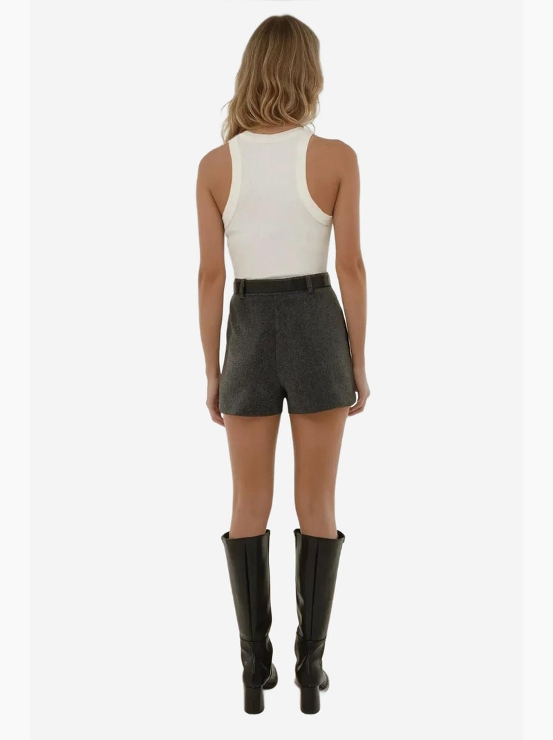 Gonna-pantalone a vita alta hiccup Grigio - Kiabi