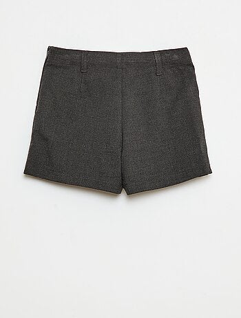 Gonna-pantalone corta a quadri