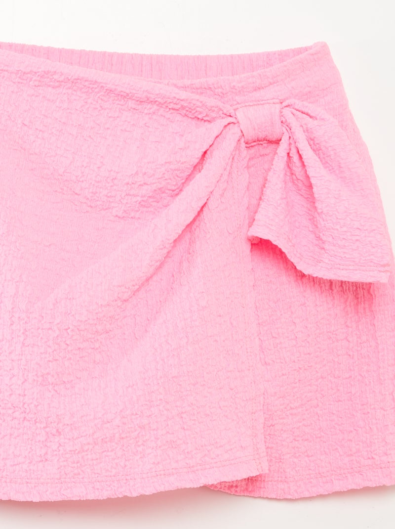 Gonna pantalone corta ROSA - Kiabi