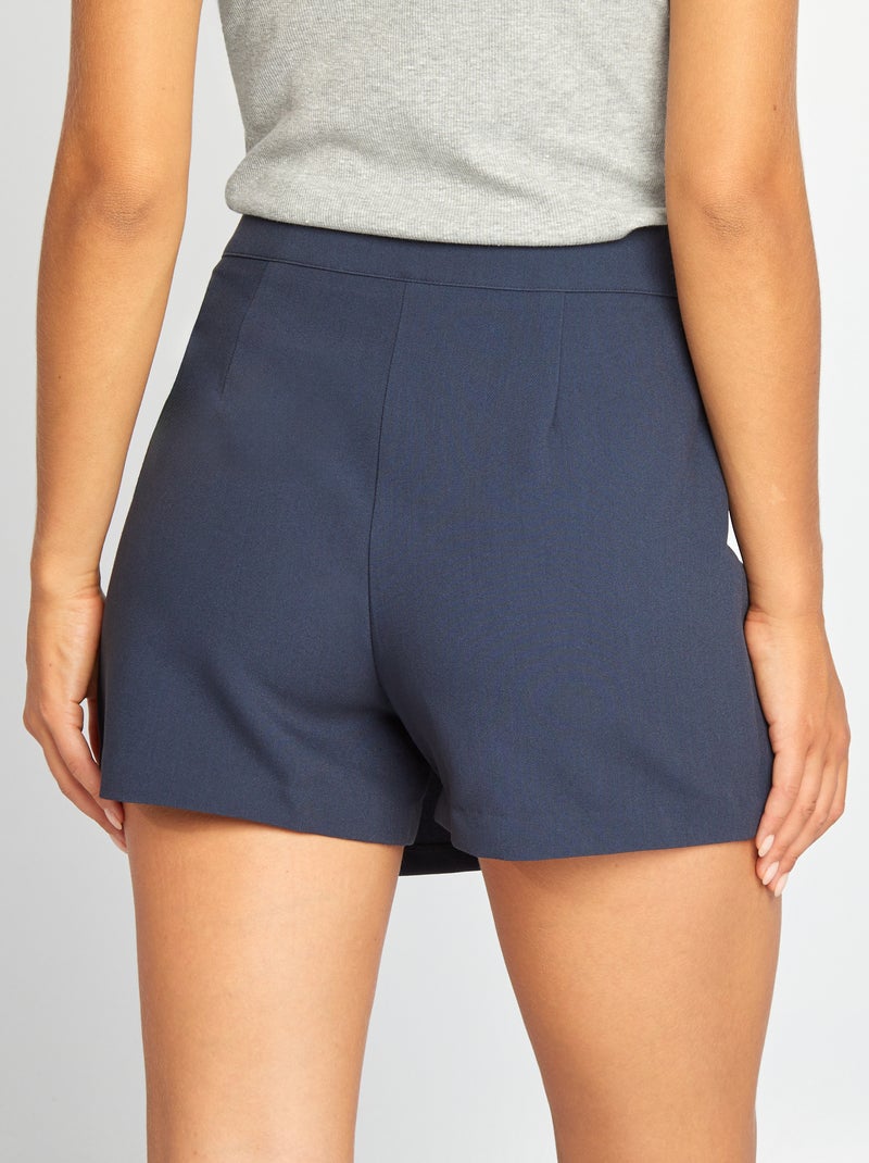 Gonna pantalone corta tinta unita BLU - Kiabi