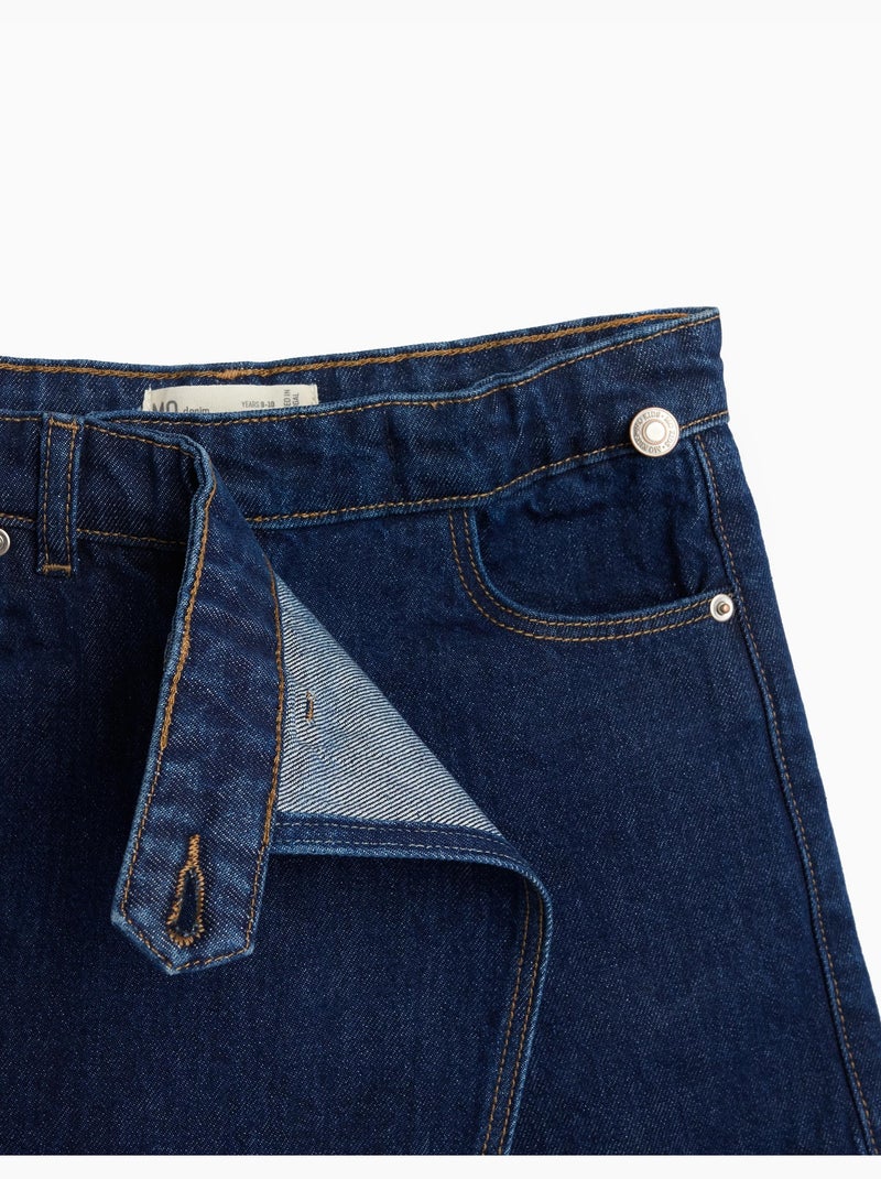 Gonna pantalone in denim, MO Fashion Blu - Kiabi
