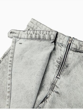 Gonna pantalone in denim, MO Fashion