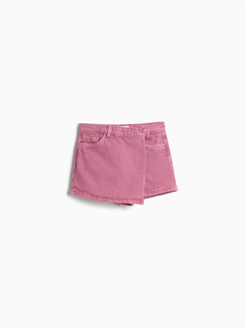 Gonna pantalone in denim, MO Fashion Rosa - Kiabi