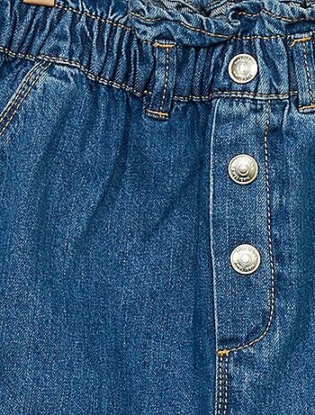 Gonna paper bag in denim - BLU - Kiabi - 10.00€