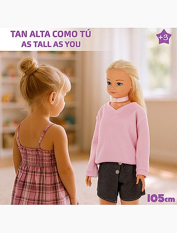 Gonna per bambola grande 105 cm maria casual