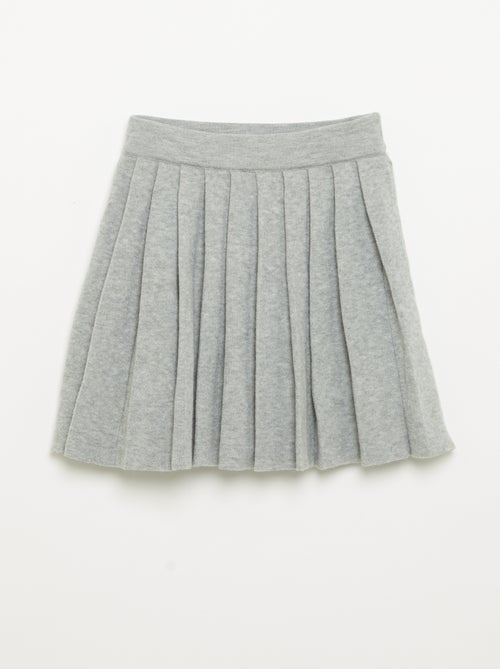 Gonna plissettata in maglia compatta - Kiabi Gonna plissettata in maglia compatta - Kiabi