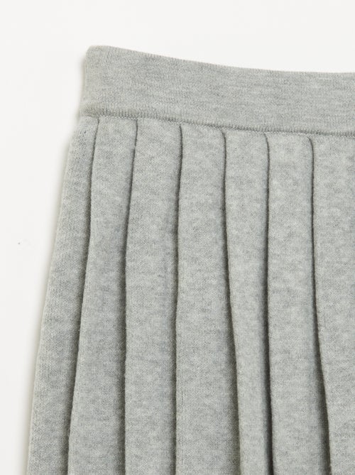 Gonna plissettata in maglia compatta - Kiabi Gonna plissettata in maglia compatta - Kiabi