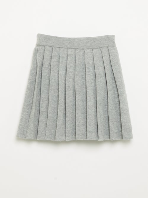 Gonna plissettata in maglia compatta - Kiabi Gonna plissettata in maglia compatta - Kiabi
