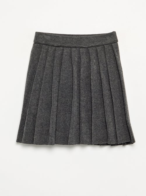 Gonna plissettata in maglia compatta - Kiabi