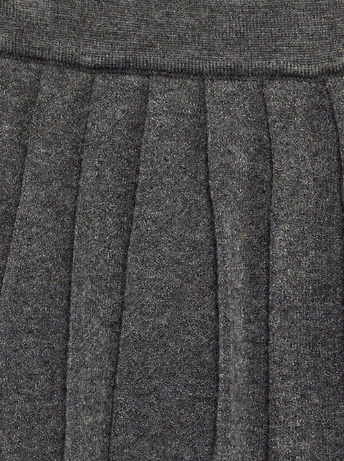 Gonna plissettata in maglia compatta - Kiabi
