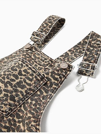 Gonna salopette animalier, MO Fashion