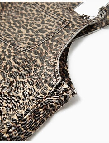 Gonna salopette animalier, MO Fashion