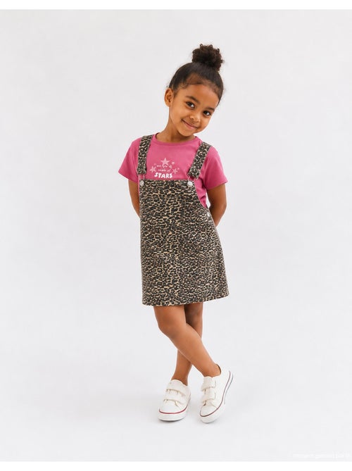 Gonna salopette animalier, MO Fashion - Kiabi