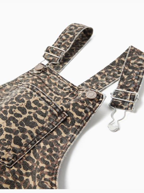 Gonna salopette animalier, MO Fashion - Kiabi
