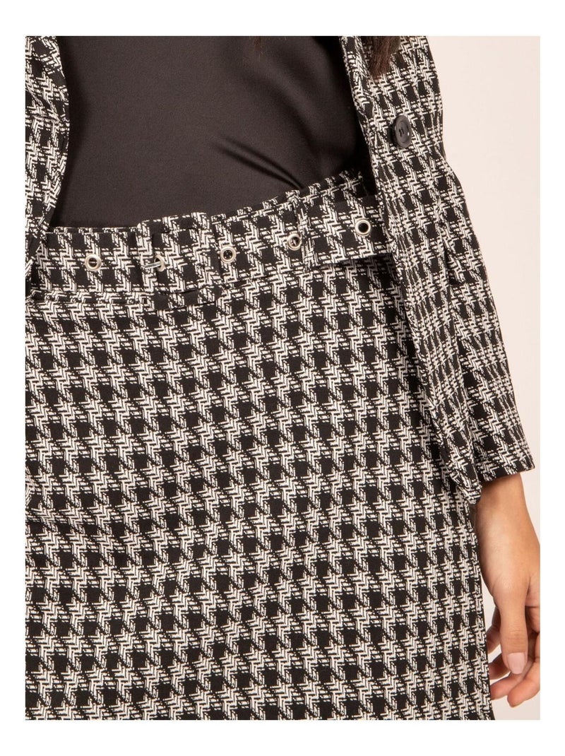 Gonna-short con stampa XAGARV Nero - Kiabi