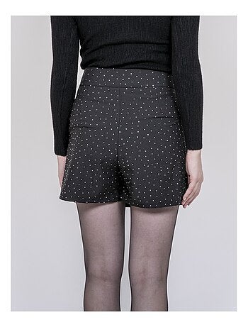 Gonna-short con strass XILENA