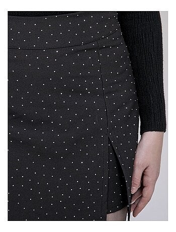 Gonna-short con strass XILENA