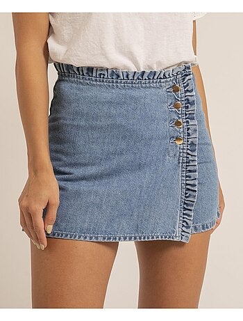 Gonna short en jean XADELIA