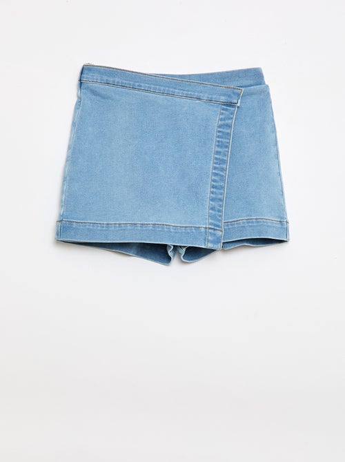 Gonna-short in denim - Kiabi