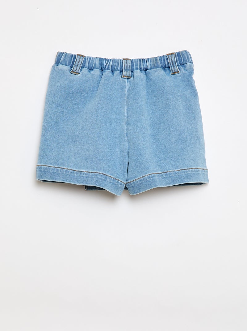 Gonna-short in denim Blu - Kiabi