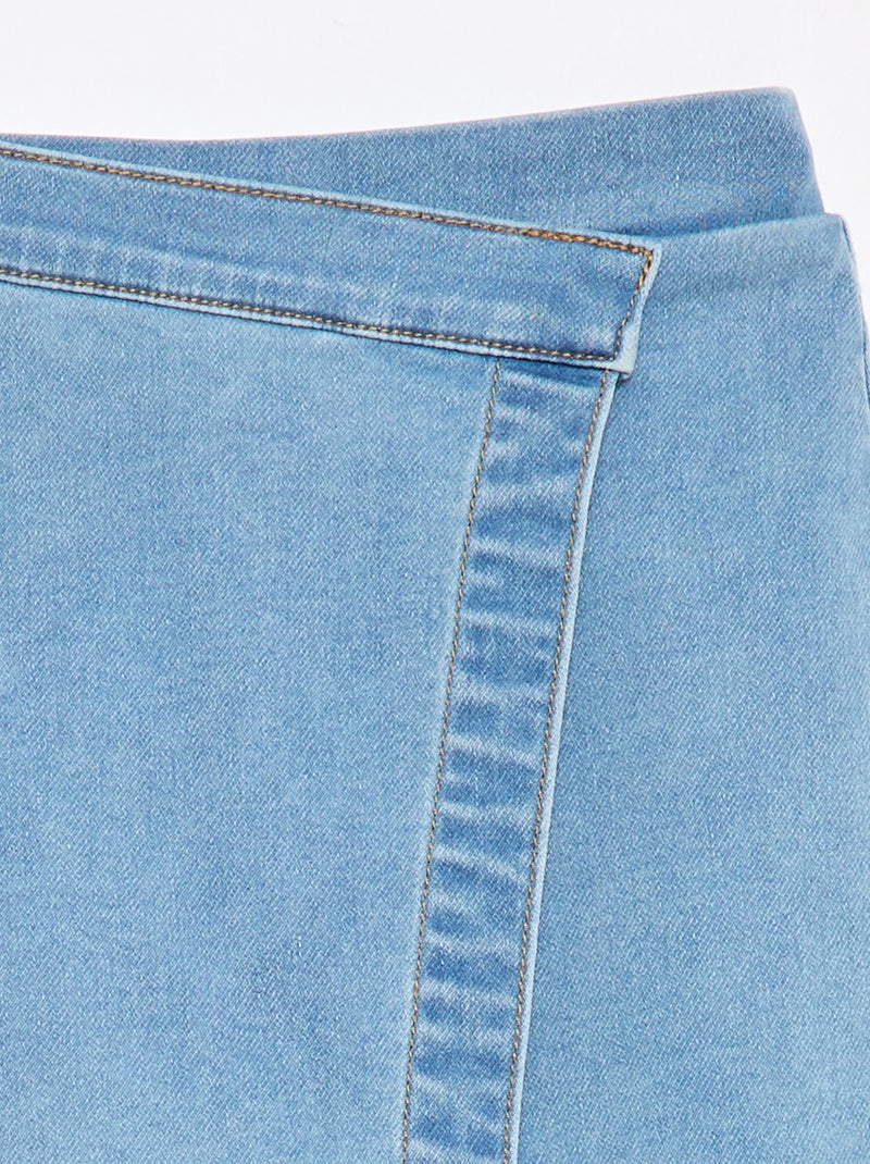 Gonna-short in denim Blu - Kiabi