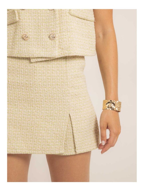 Gonna-short tweed XEVINE - Kiabi