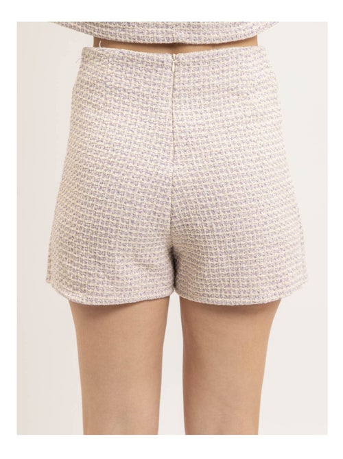 Gonna-short tweed XEVINE - Kiabi