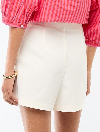 Gonna shorts a vita alta