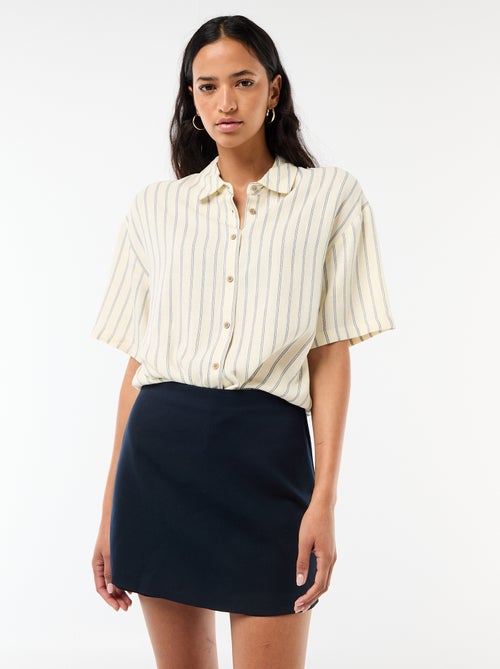 Gonna shorts a vita alta - Kiabi