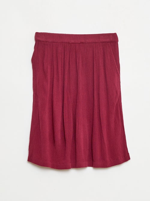 Gonna svasata leggera tinta unita - Kiabi