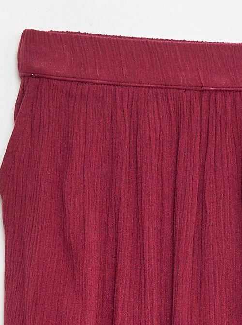 Gonna svasata leggera tinta unita - Kiabi