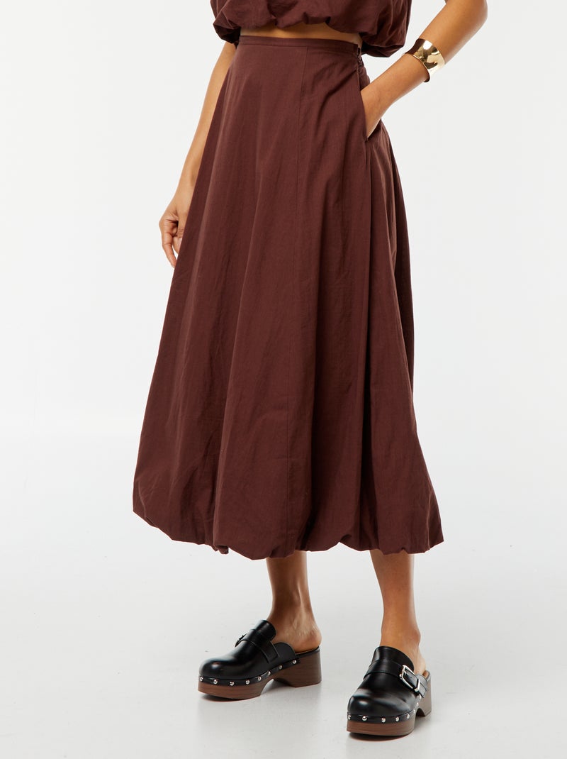 Maxi Gonna A Tinta Unita Da Donna, Gonna Lunga Svasata Casual - Foto 6