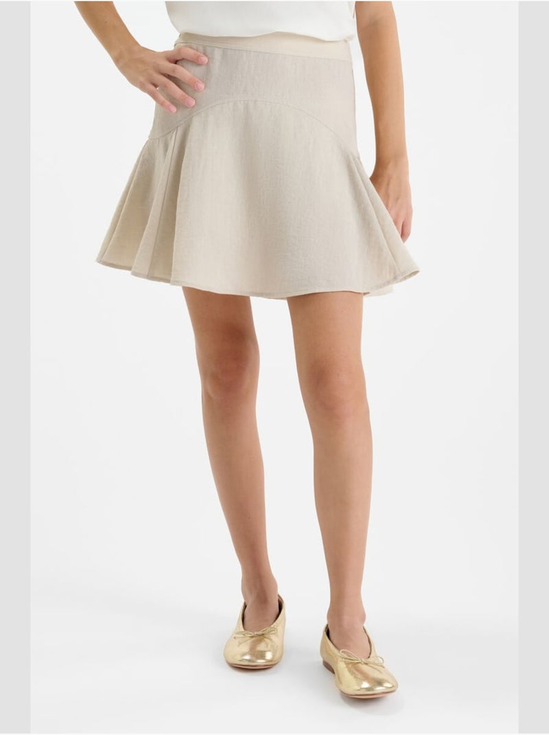 Gonna svasata, pattinatrice BRITAGI Beige - Kiabi